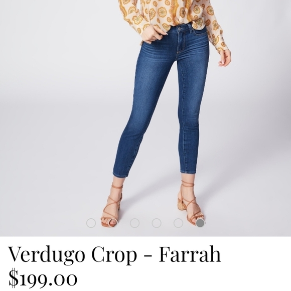 NWOT PAIGE VERDUGO ANKLE PETITE SZ32 W/RAW/CHEWED HEM SLIM LEG JEAN - Picture 2 of 16